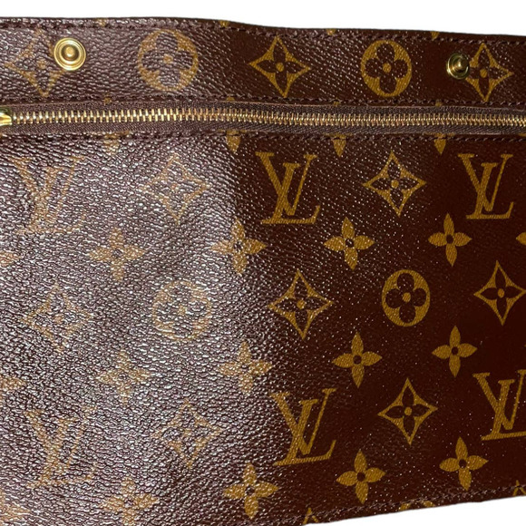 LOUIS VUITTON Monogram Randonnee GM Pochette Insert Brown - Picture 8 of 8